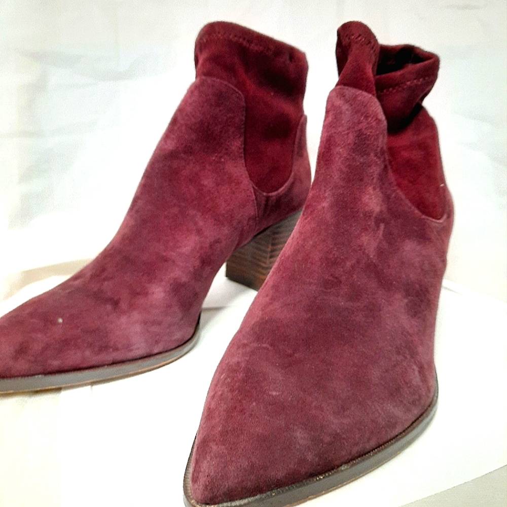 Purple Ankle boots